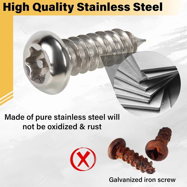 Alt view image 3 of 7 - 300 PCS Car Plastic Trim Rivets Push Clip Fastener, 8mm Fender Clips