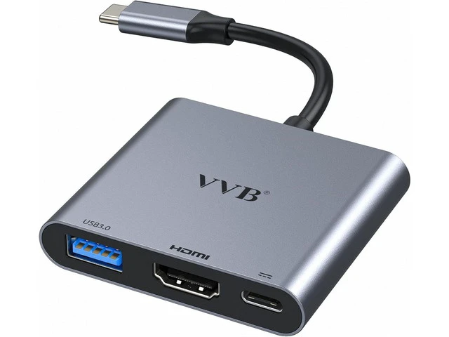 Alt view image 7 of 7 - USB C to HDMI Adapter,Type C to Adapter Multiport USB-C Hub Digital AV Converter with 4K HDMI,USB3.0,USB C PD Charge Port for iPad Pro/air,MacBook Pro/air,Tablet,Switch,iPhone 15 and More USBC Device