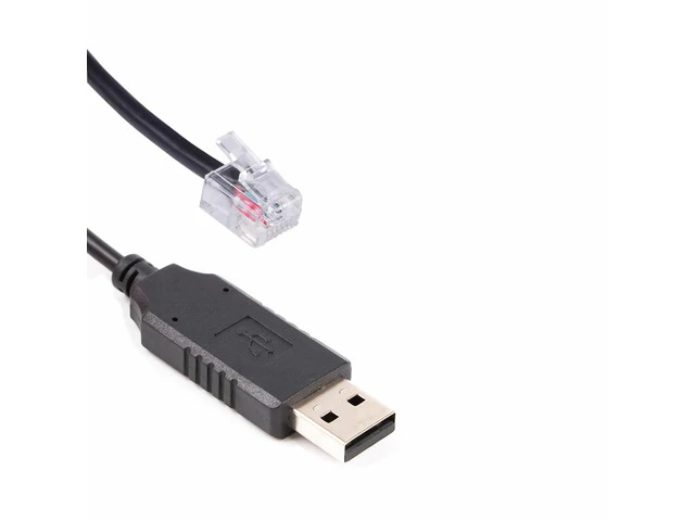 Alt view image 7 of 7 - USB RS232 to RJ11 RJ12 6P6C Programming Cable for Keyence PLC to PC Communication, FTDI Chip Built-in