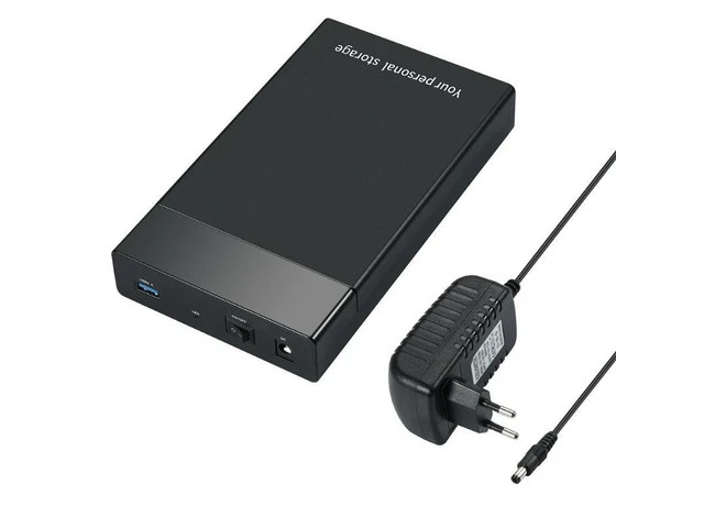 Alt view image 7 of 7 - External 6Gbps USB 3.0 to SATA III 2.5Inch 3.5Inch Hard Drive Enclosure HD SSD HDD Case For 2.5" 3.5" Laptop Desktop Hard Disk(EU Plug)