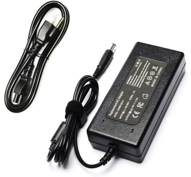 Alt view image 6 of 7 - 90W Power Cord for HP All-in-One Desktop PC 18'' 19'' 20" 21" 22" 23" 24" 27", 24-DD, 24-DF, 24-DP, 24-CB, 22-DD, 22DF Series Power Adapter 19V 4.74A