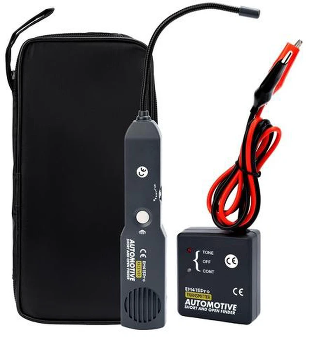 Main image of EM415Pro Automotive Wire Tracer Circuit Breaker Finder, 6-42V Short Circuit Finder Electrical Tester, Cable Tracker & Voltage Detector with 7 Inch Flexible Probe for Car and Low Voltage DC Diagnostics