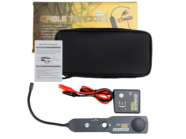 Alt view image 2 of 6 - EM415Pro Automotive Wire Tracer Circuit Breaker Finder, 6-42V Short Circuit Finder Electrical Tester, Cable Tracker & Voltage Detector with 7 Inch Flexible Probe for Car and Low Voltage DC Diagnostics