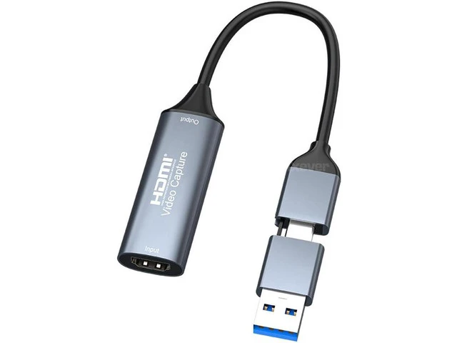 Alt view image 2 of 5 - HDMI Video Capture Card, iXever USB2.0 HDMI to USB C Audio Video Capture Card 4K 1080P for Gaming Live Streaming, Video Recorder, Support Windows Mac OS System, OBS Zoom, Quest 3 VR Switch PS4/5