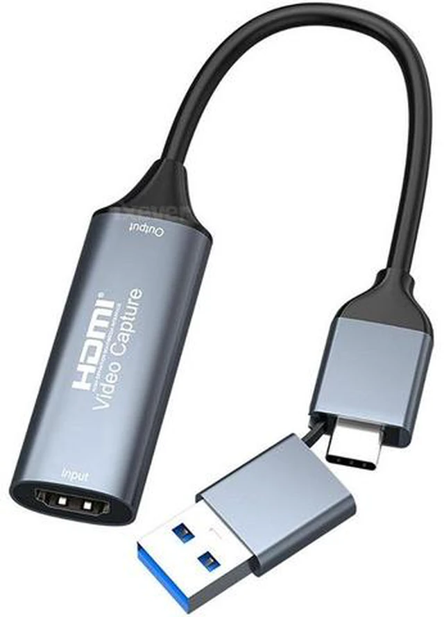 Main image of HDMI Video Capture Card, iXever USB2.0 HDMI to USB C Audio Video Capture Card 4K 1080P for Gaming Live Streaming, Video Recorder, Support Windows Mac OS System, OBS Zoom, Quest 3 VR Switch PS4/5
