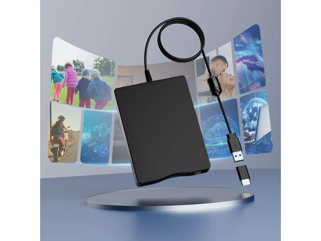Alt view image 6 of 7 - Floppy Disk Reader,External Floppy Drive, 3.5" USB &Type C Floppy Disk Reader Portable 1.44 MB FDD for PC, Laptop and Desktop Compatible with Windows 2000/XP/Vista/7/8/10/11