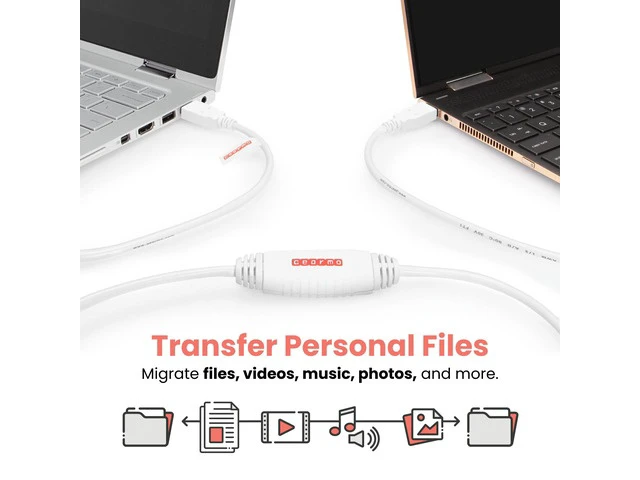 Alt view image 2 of 7 - Windows 7 Driverless USB 2.0 Data Transfer Cable - Easy File Transfer with Drag and Drop