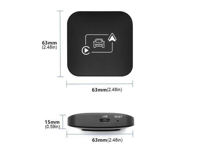 Alt view image 4 of 7 - Wireless CarPlay Android Auto Mini AI Box Android 11+ System Mini Box Dongle BT for Factory Wired CarPlay Android Auto Cars