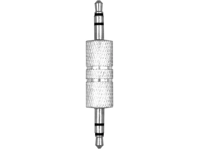 Alt view image 7 of 7 - 3.5 mm Male to Male Audio Connector 1/8 inch Audio Adapter Metal 3.5mm Jack to 3.5mm Jack Adapter. (2)
