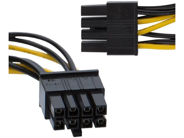 Alt view image 4 of 5 - Molex to PCIe Power Cable,CableCreation 2-Pack Dual 4 Pin Molex to 8-Pin PCIe Power Cable for ASUS, NVIDIA, AMD, EVGA GeForce,Gigabyte, Sapphire Video Graphics Card,4 inch