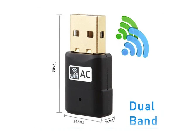 Alt view image 3 of 6 - 600M Mini 2.4G/5.8G Wireless Wifi Receiver AP Transmitter Dual Frequency USB Wireless Network Card