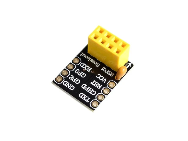 Alt view image 2 of 2 - 10pcs For ESP-01 Esp8266 ESP-01S Model Of The ESP8266 Serial Breadboard Adapter To WiFi Transceiver Module Breakout UART Module