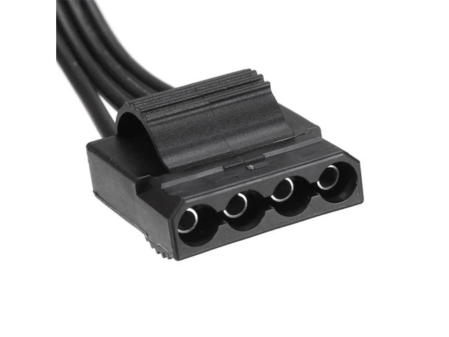 Alt view image 4 of 6 - 6Pin Male 1 to 3 IDE Female Power Supply Splitter Extension Cable for Molex 4Pin Port Multiplier