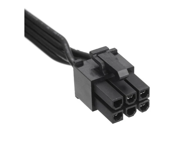 Alt view image 5 of 6 - 6Pin Male 1 to 3 IDE Female Power Supply Splitter Extension Cable for Molex 4Pin Port Multiplier