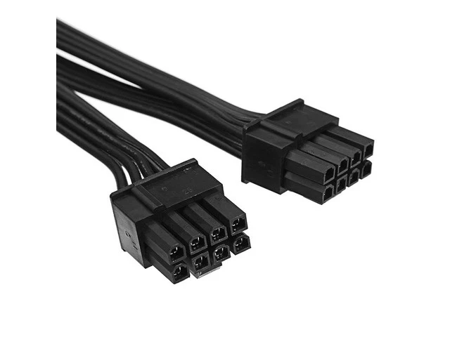 Alt view image 5 of 6 - 20cm Graphics Card 8 Pin Female to 2*8P(6+2)pin Extention Power Cable Male PCIe PCI Express 4 Lines Cable Connector