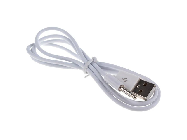 Alt view image 5 of 5 - Aux 3.5mm To USB Male Universal Audio Charging 100cm Metal 2 In 1 Portable Home Adapter Cable