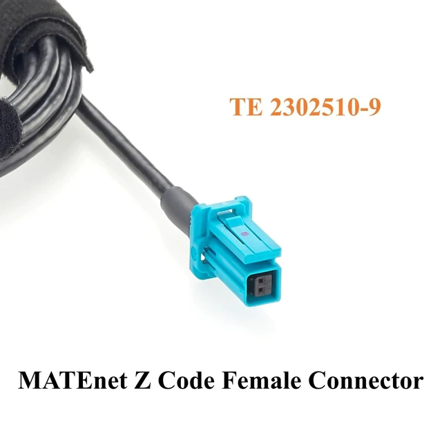 Alt view image 4 of 7 - TE MATEnet Z Code Female to A Code Female Automotive Ethernet Cable (2M)