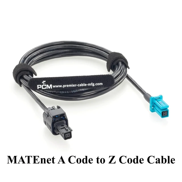 Alt view image 7 of 7 - TE MATEnet Z Code Female to A Code Female Automotive Ethernet Cable (2M)