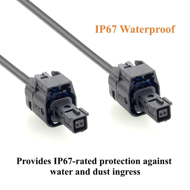 Alt view image 6 of 7 - IP67 TE MATEnet A-Code Female to Female Automotive Ethernet Cable (2m)