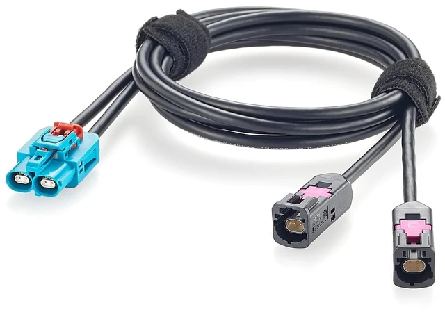 Main image of 2-in-1 GEMnet Z Code Female to A Code Male Automotive Ethernet Cable (1M)