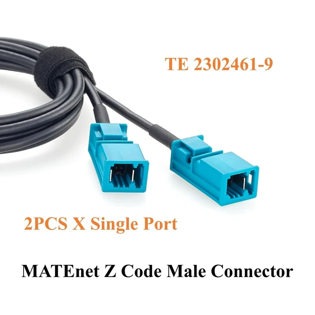 Alt view image 4 of 7 - 2-in-1 GEMnet Female to MATEnet Male Automotive Ethernet Cable (1M/3.28FT)