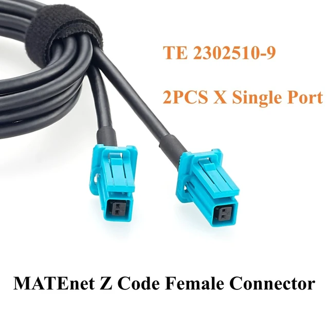 Alt view image 4 of 7 - 2-in-1 GEMnet Female to MATEnet Female Automotive Ethernet Cable(1M/3.28FT)