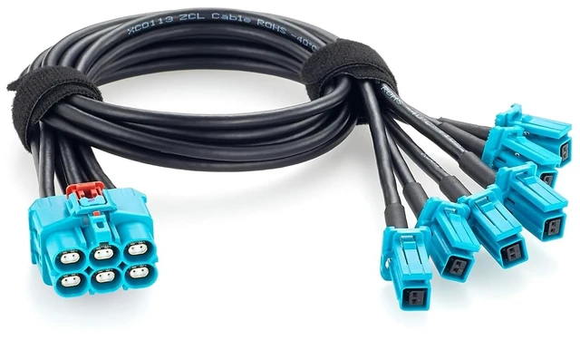 Main image of 6-in-1 GEMnet to MATEnet Automotive Ethernet Splitter Cable (0.5M/1.64FT)