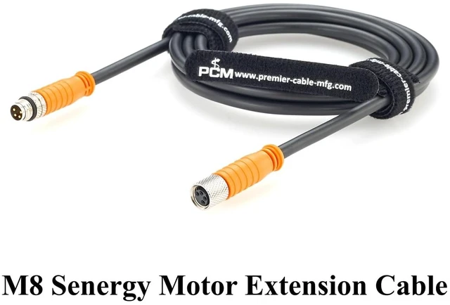 Alt view image 5 of 7 - M8 A-Code 4 Pin Motor Extension Cable for Senergy MDR (0.5M/1.64FT)