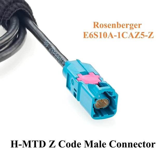 Alt view image 3 of 7 - H-MTD Z Code Male to Male Automotive Ethernet Cable, E6S10A-1CAZ5-Z (5M)