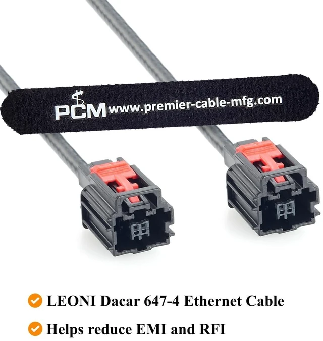 Alt view image 6 of 7 - Aptiv AMEC Female to Female Automotive Ethernet Cable with CPA, 35122188,2M