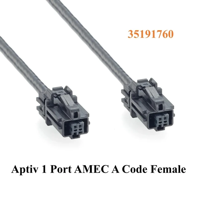 Alt view image 3 of 7 - Aptiv AMEC A Code Female to Female Automotive Ethernet Cable, 35191760 (2M)