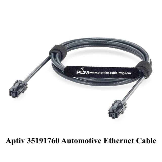 Alt view image 6 of 7 - Aptiv AMEC A Code Female to Female Automotive Ethernet Cable, 35191760 (2M)