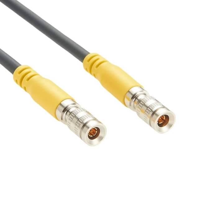 Alt view image 4 of 6 - 75 Ohm 12G SDI Din 1.0/2.3 Male to Din 1.0/2.3 Male HD-SDI Cable 4855R Coaxial Cable High Flex Drag Chain CoaXPress CXP-6 CXP-12 Cable for Machine Vision Industrial Camera HD Video (3M/10FT)