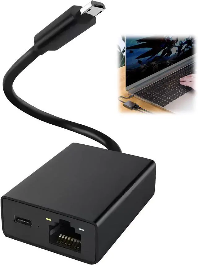 Alt view image 7 of 7 - Ethernet Adapter for Fire TV Stick, Firestick Micro USB to RJ45 Ethernet | Network Adapter Compatible with Chromecast Google Home Mini, 4K Fire TV and More Streaming Sticks