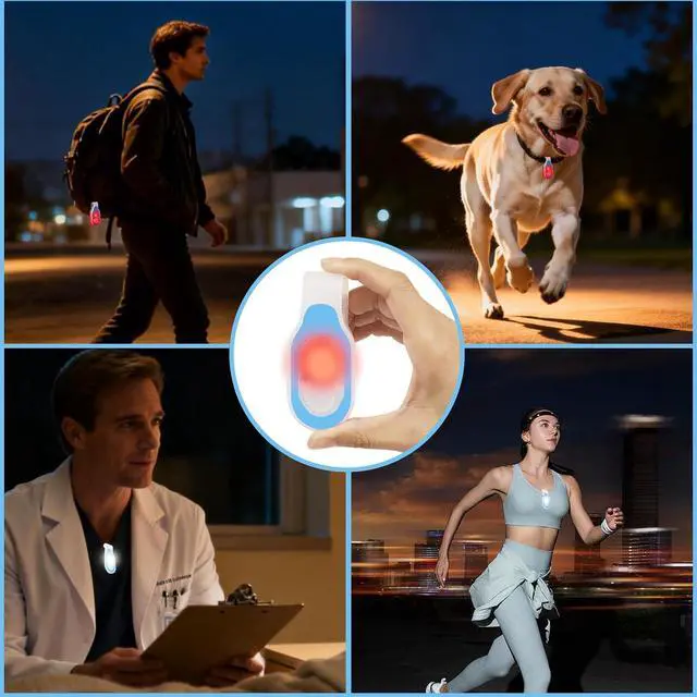 Alt view image 5 of 7 - Nurse Night Light Rechargeable LED Clip on Flashlight for Night Shift | Rechargeable Hands Free Lights for Walking Safety with Strong Magnetic to Grip Clothing, Suitable for Running Emergency,2Pcs
