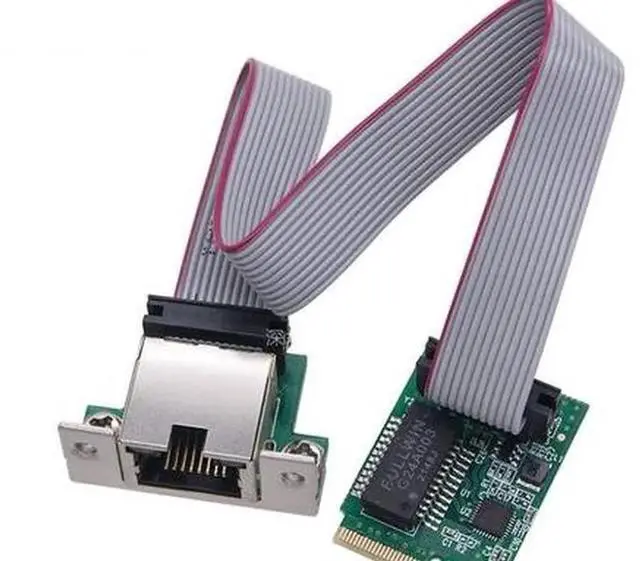 Alt view image 3 of 3 - M.2 A+E Key 2.5G Ethernet LAN Card, RTL8125BG Chip M2 A/E to RJ45 COM Port Network Adapter, 2.5G/1G/100Mbps Gigabit NIC for Desktop PC