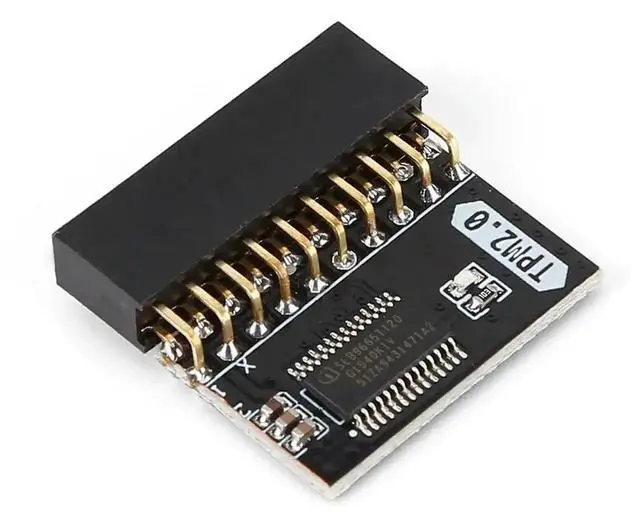 Alt view image 2 of 3 - 20 Pin TPM 2.0 Encryption Security Module, Trusted Platform Module Card Replacement for ASUS GIGABYTE MSI ASRock Motherboard