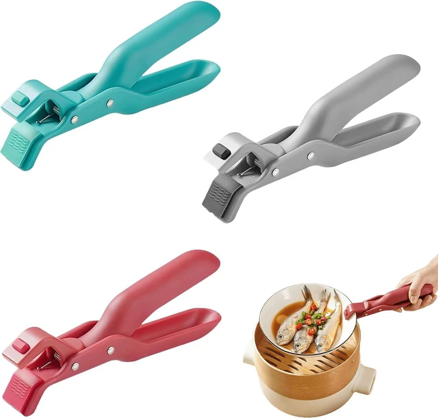 Main image of 3 Pcs Hot Plate Grippers, 2026 New Multi-Function Anti-Scald Bowl Clip, Non-Slip Hot Plate Gripper Tongs for Microwave, Oven, Air Fryer, Steamer, Pots & Bowls (3 Pcs Mix Color)