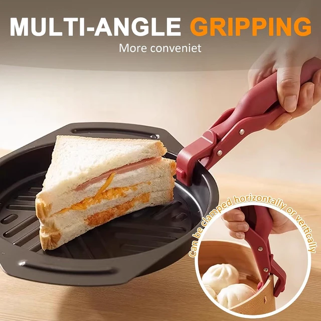 Alt view image 3 of 7 - 3 Pcs Hot Plate Grippers, 2026 New Multi-Function Anti-Scald Bowl Clip, Non-Slip Hot Plate Gripper Tongs for Microwave, Oven, Air Fryer, Steamer, Pots & Bowls (3 Pcs Mix Color)