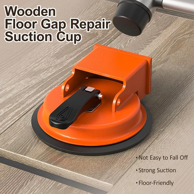Alt view image 2 of 7 - Floor Gap Fixer Tool, 2026 New Heavy Duty Floor Gap Fixer Tool, Enhanced Vacuum Suction Cup, Flooring Gap Repair Tool for Laminate, Vinyl, Wood & Tile Flooring (Orange)