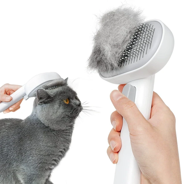 Main image of Cat Brush for Shedding, Cat Brushes for Indoor Cats, Cat Brush for Long or Short Haired Cats, Cat Grooming Brush Cat Comb for Kitten Rabbit Massage Removes Loose Fur