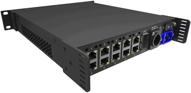 Alt view image 4 of 5 - CVT10-M LED Display Multi-Mode Fiber Converter cvt10-m