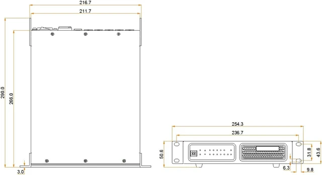 Alt view image 5 of 5 - CVT10-M LED Display Multi-Mode Fiber Converter cvt10-m