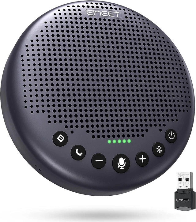 Main image of Luna Plus Conference Speaker and Microphone w/ 8 Mics, 360° Voice Pickup