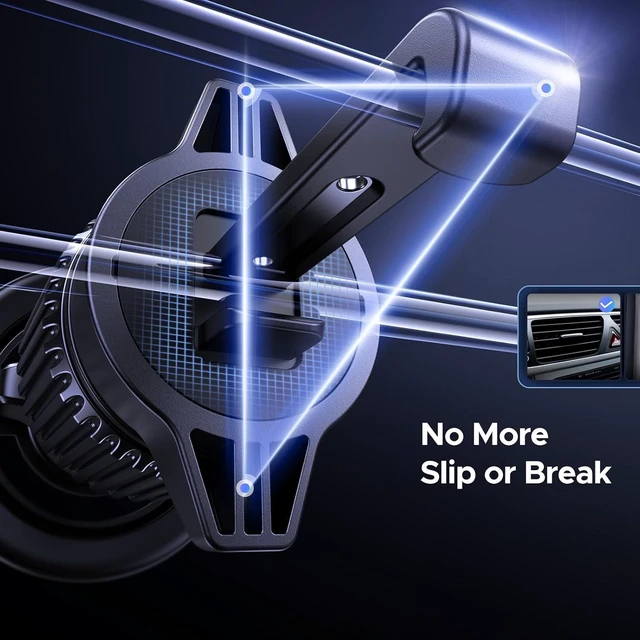 Alt view image 7 of 7 - MagSafe Car Phone Mount, Magnetic Air Vent Holder for iPhone 18
Strong Magnetic Hold with N52 Magnets, Hands-Free Car Phone Holder, Compatible with iPhone Duo 18 17 16 15 14 Pro Max, Black