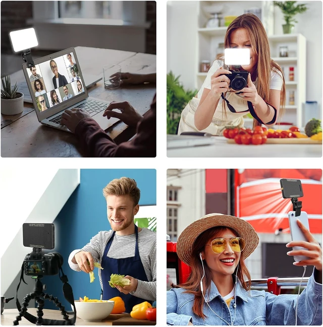Alt view image 2 of 5 - Selfie Light, LED Light with 3 Modes & Clip Rechargeable Vlog Light
Portable LED Selfie Light with Clip & 3 Modes for iPhone/ Camera/ Computer Rechargeable Vlog Light for TikTok Streaming-Video