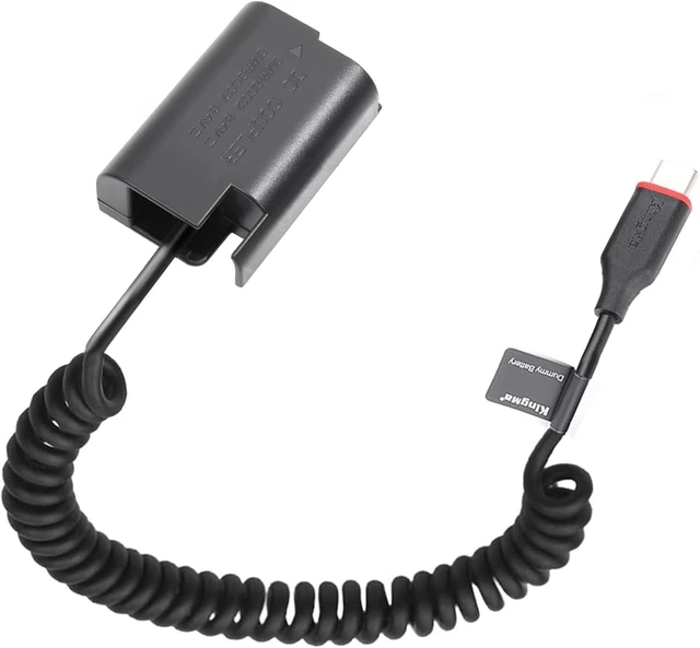 Main image of DMW-BLK22 Decoded Dummy Battery Power Adapter with Spring Cable Type-C Power Supply Replace for Panasonic DMC-GH3? GH5?GH5S? GH4?GH6? DC-G9?S5 Camera