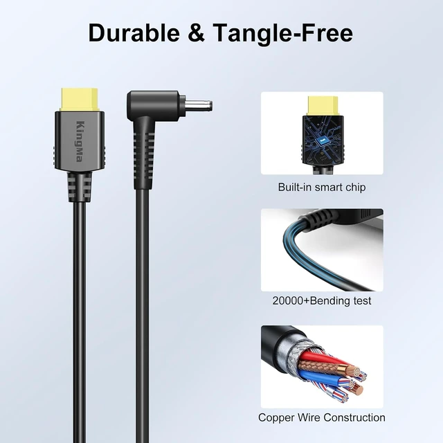 Alt view image 4 of 5 - 330W Replacement DC Power Cable, XT60 to DC 5.5 * 2.5mm Connector, Compatible with ASUS Laptops