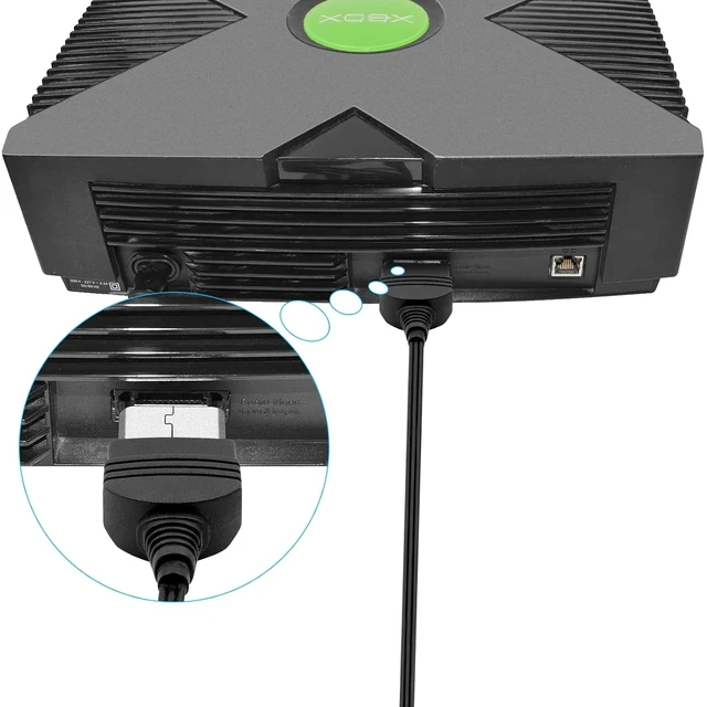 Alt view image 5 of 7 - Wiistar Original Xbox to HDMI Converter 1m/3.2ft HD Link Cable
for Original Version Video Audio Converter Adapter for Xbox Console