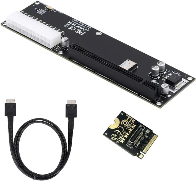 Main image of PCI-E 3.0 M.2 M-Key to Oculink SFF-8612 SFF-8611 Host Adapter for GPD Win Max2 External Graphics Card & SSD